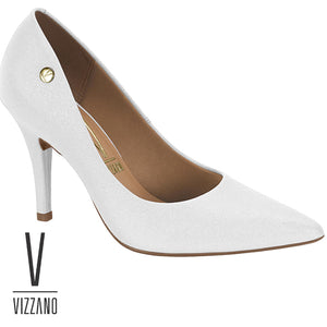 Scarpin off best sale white vizzano