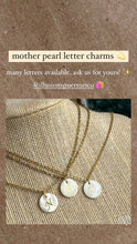 Load image into Gallery viewer, Mother pearl charm stainless steel necklace
